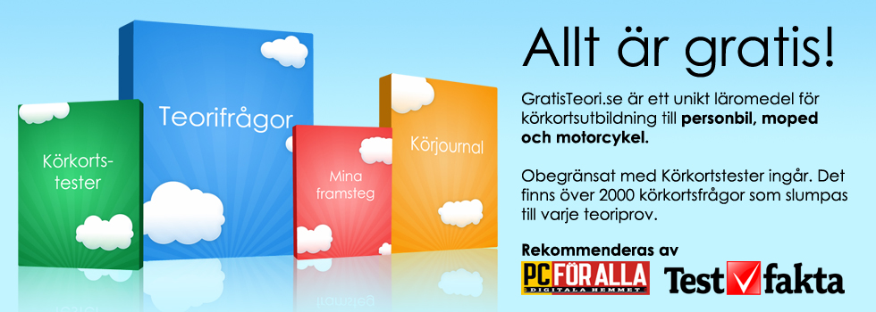 körkort, körkortsfrågor, körkortsteori, körkortsfrågorna, gratis, trafikskolor, teori, teoriprovet, teoriprov
